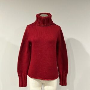 Gap wool & acrylic maroon knit sweater